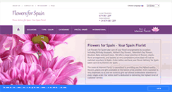 Desktop Screenshot of flowers4spain.com